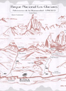 El Chaltn - Trekking Landkarte